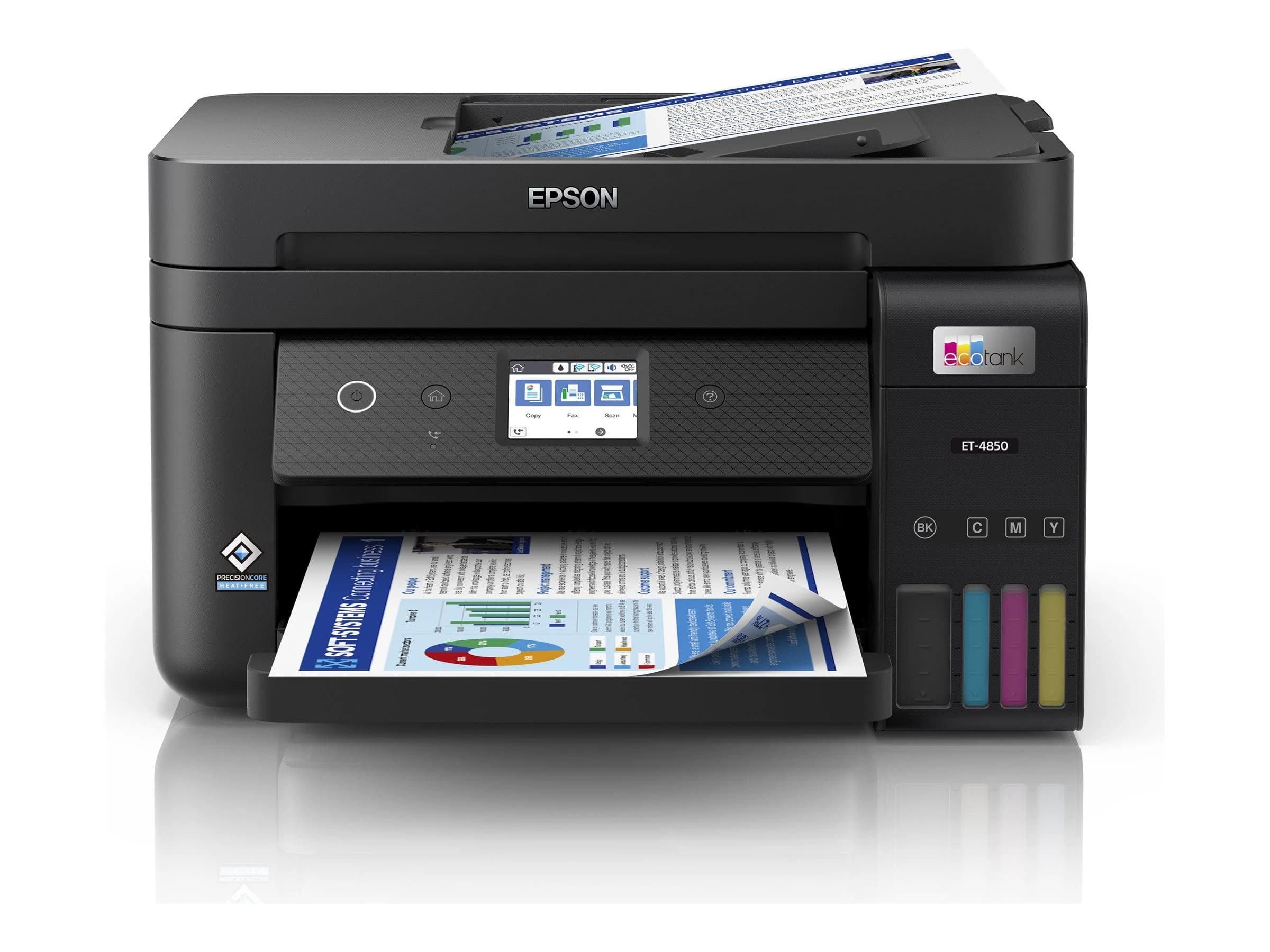 Epson EcoTank ET-4850 Wireless All-in-One Cartridge-Free Printer