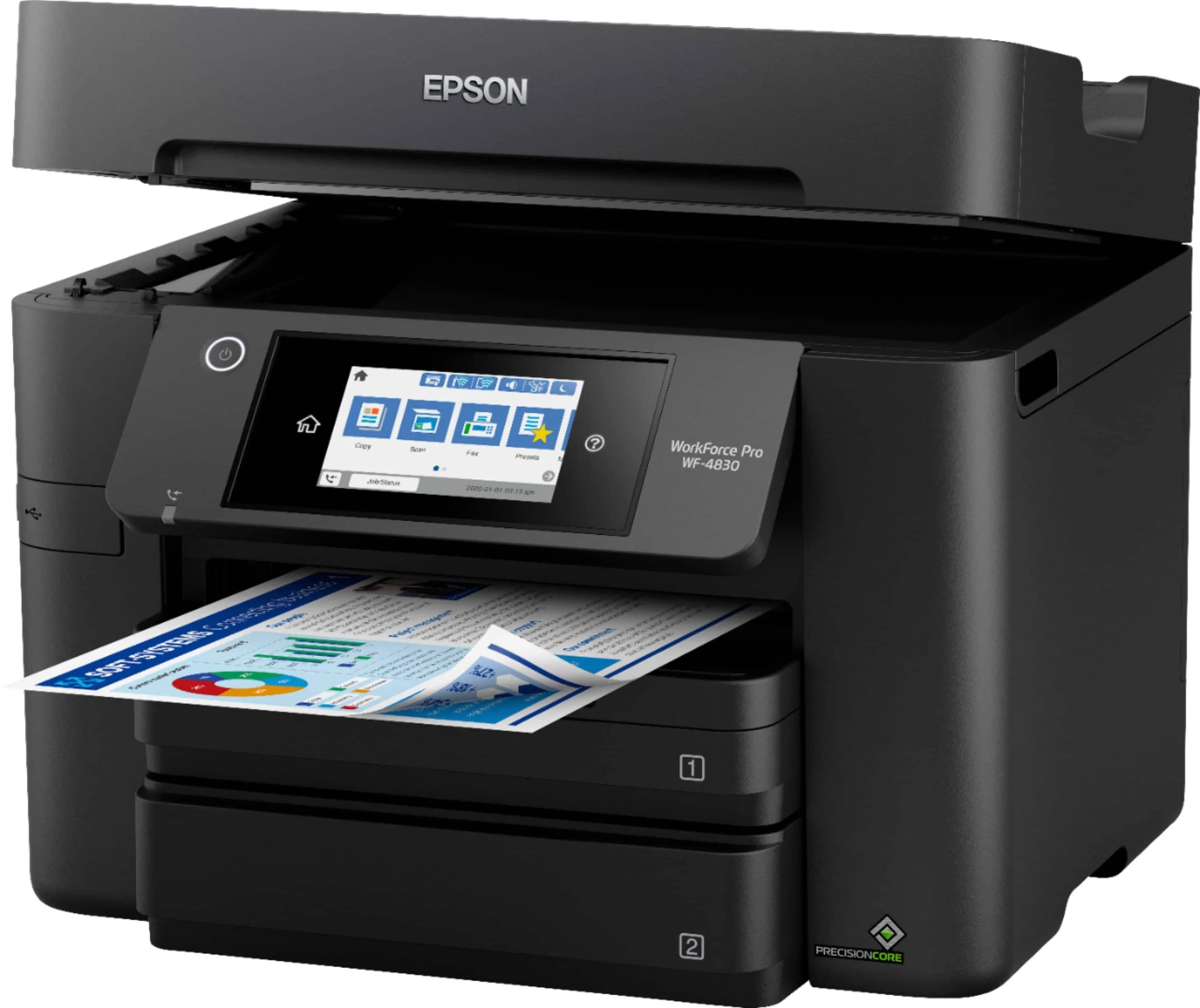 Epson WorkForce Pro WF-4830 Wireless All-in-One Color Printer